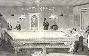 En 1807, François MINGAUD, invente le procédé (le petit cuir au bout de la queue) qui révolutionne le billard.