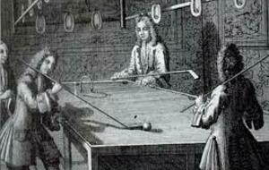 Au XVe siècle, Louis XI fait passer sur table une sorte de "jeu de croquet" qui se joue sur gazon.